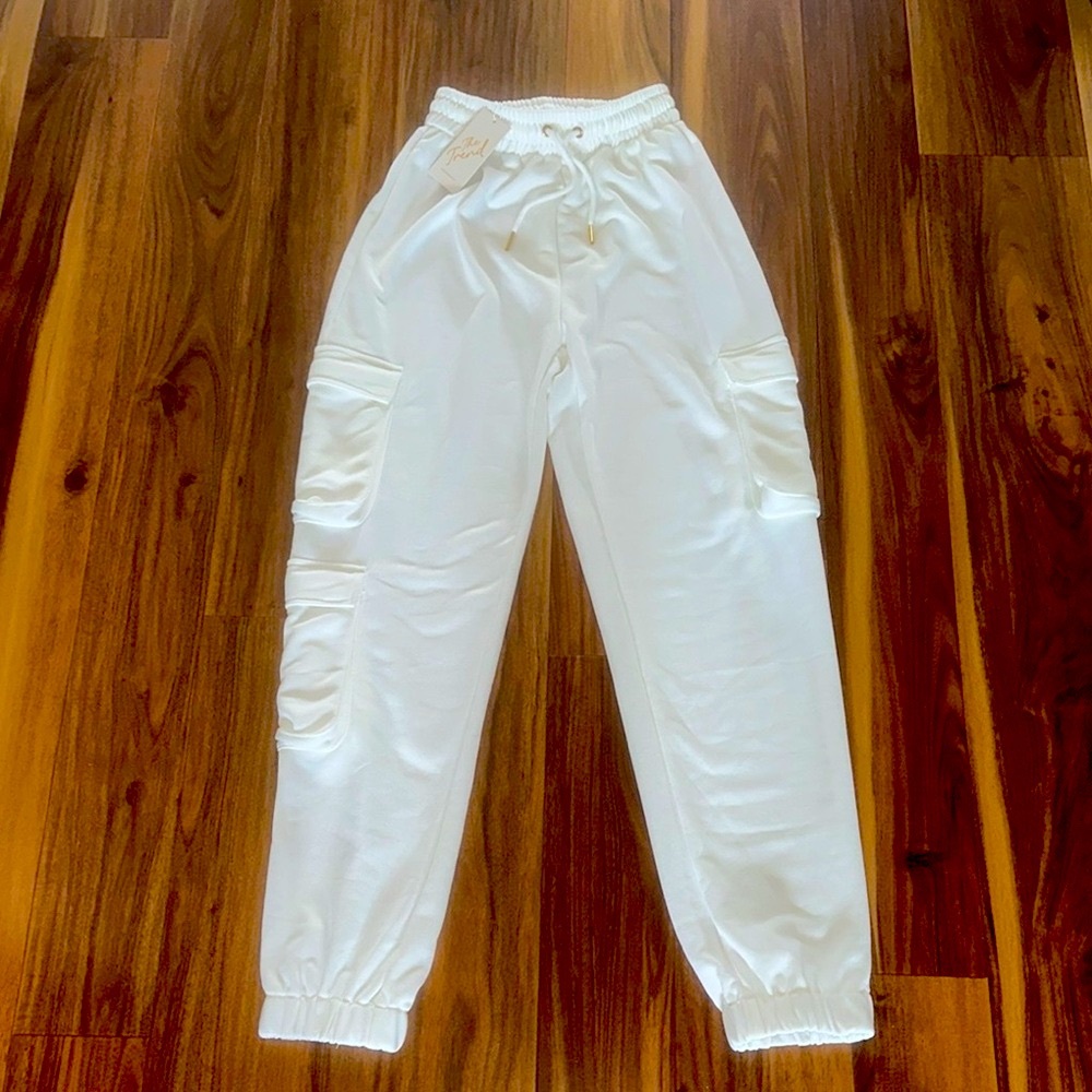 Women's White Joggers